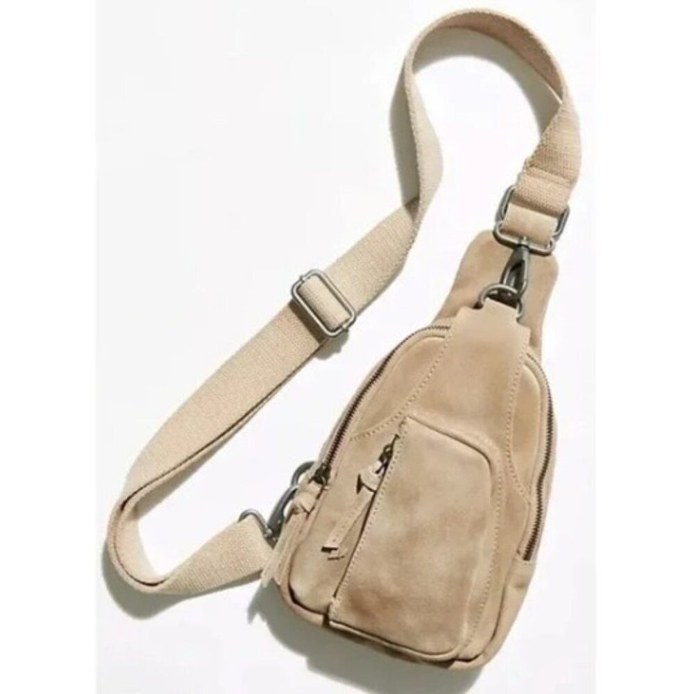 Free People Hudson suede sling bag